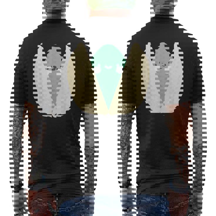 本当にピスタチオのように ピスタチオ メンズTシャツ バックプリント