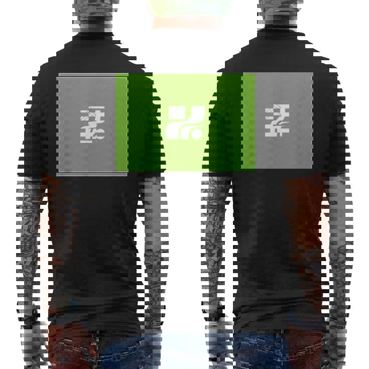 栃木県旗 メンズTシャツ バックプリント