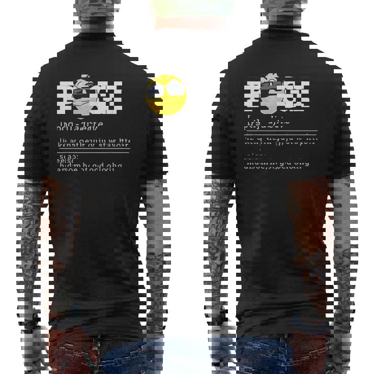 爆笑ポギ発言フィリピン国旗 メンズTシャツ バックプリント