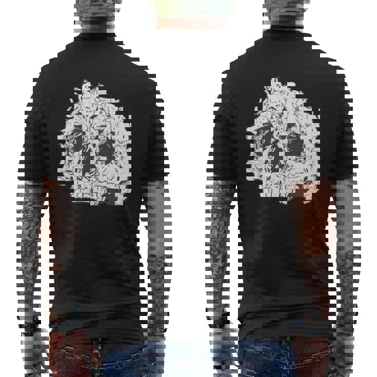 猫 ガイコツ メンズ おもしろ かわいい ネコ 面白いtシャツ 動物 メンズ レディース にゃんこ ネタ 服 長袖tシャツ メンズTシャツ バックプリント