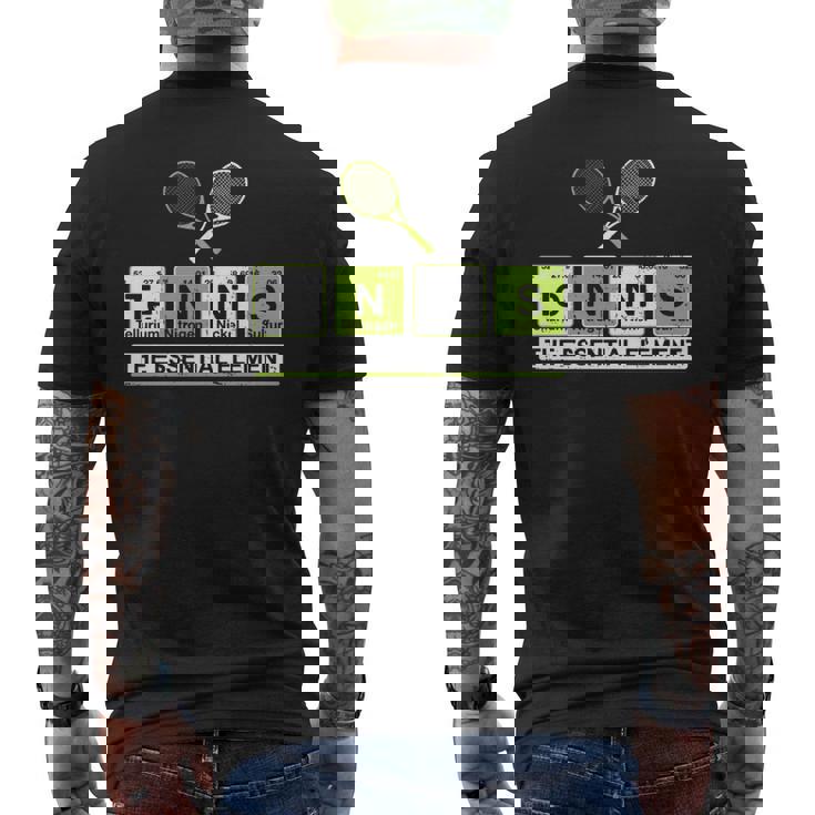 理科 先生 化学 教授 テニス 選手 スポーツ 長袖tシャツ メンズTシャツ バックプリント