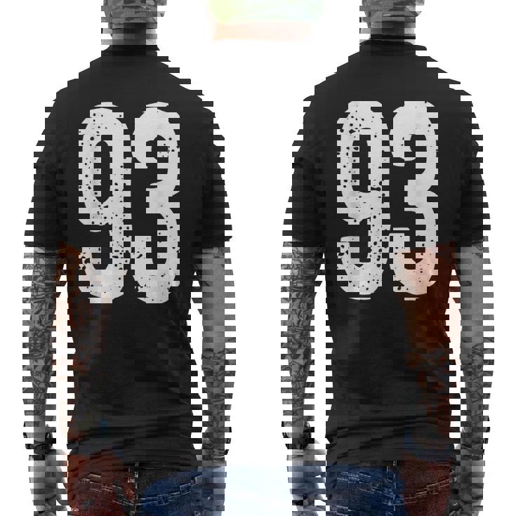 番号 93 メンズTシャツ バックプリント