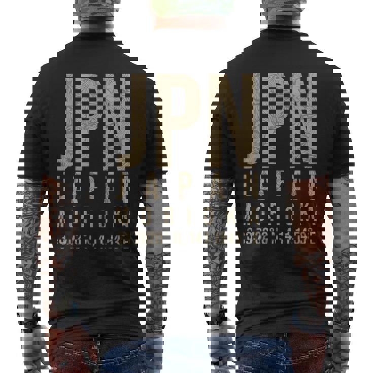 盛岡 日本 メンズTシャツ バックプリント