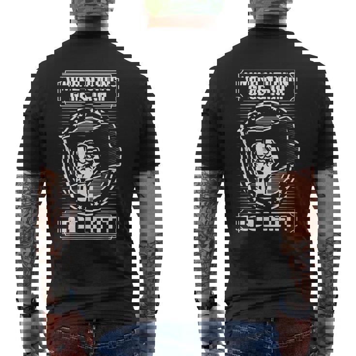 社会主義者のための左翼デザイン。 メンズTシャツ バックプリント