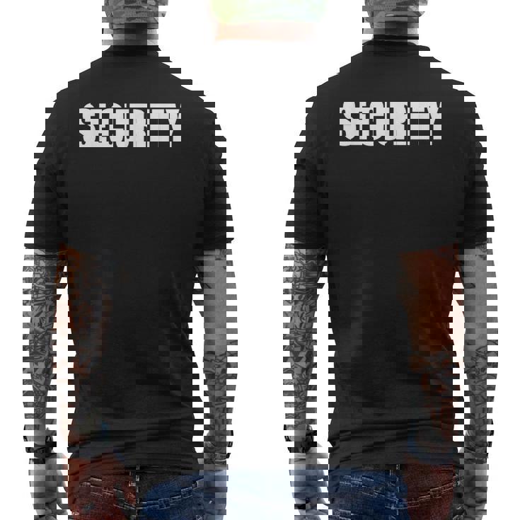 警察 特別行事 保護 警備員 メンズTシャツ バックプリント