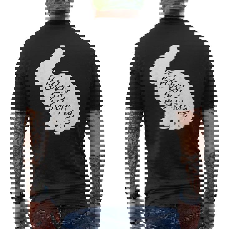 赤ちゃん バニー お揃い イースター 幼児 家族 息子 娘 ママ メンズTシャツ バックプリント