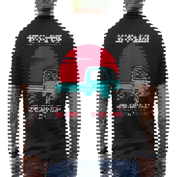 軽トラックジャパン ミニトラック Get In Loser 日本トラック メンズTシャツ バックプリント