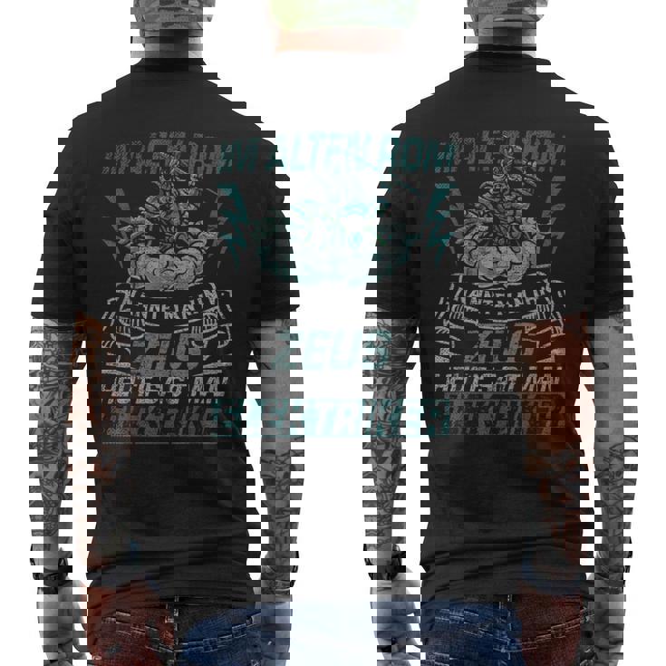 電気技師 ギフト ゼウス メンズTシャツ バックプリント