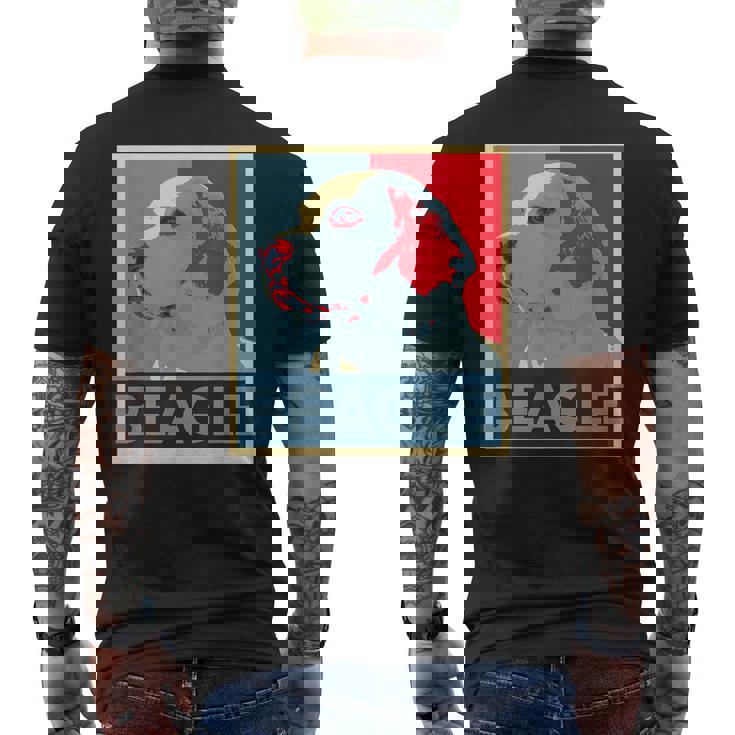 面白いtシャツ ビーグル 犬 わんこ メンズ おもしろ 面白い 服 おもしろグッズ ネタ ポスター メンズTシャツ バックプリント