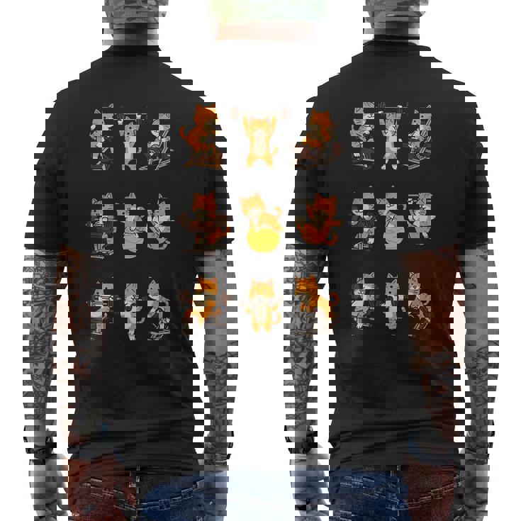 面白いtシャツ 猫 ネコ 筋トレ ジム おもしろグッズ かわいい おもしろtシャツ 面白い 服 ネタ メンズTシャツ バックプリント