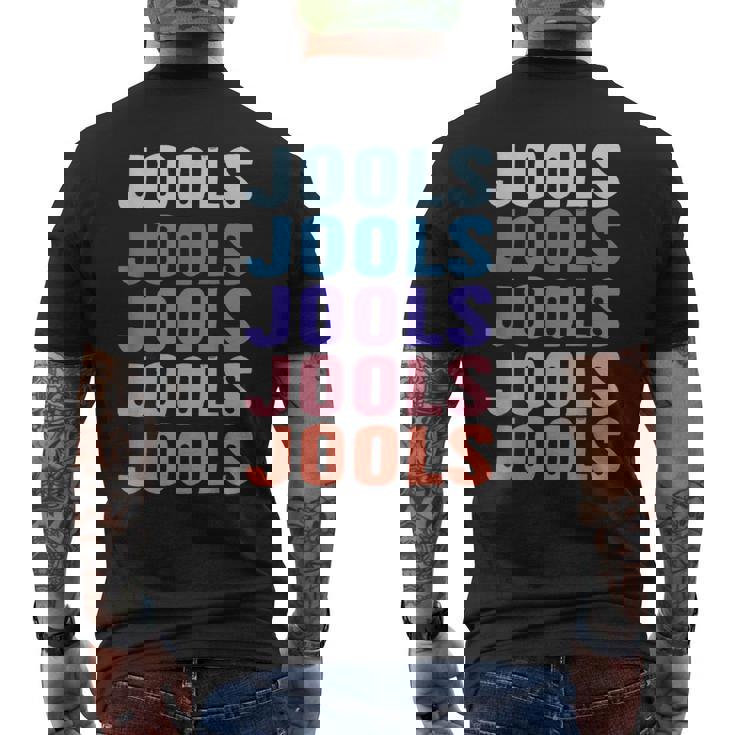 面白いギフト名 Jools 名入れ名 メンズTシャツ バックプリント