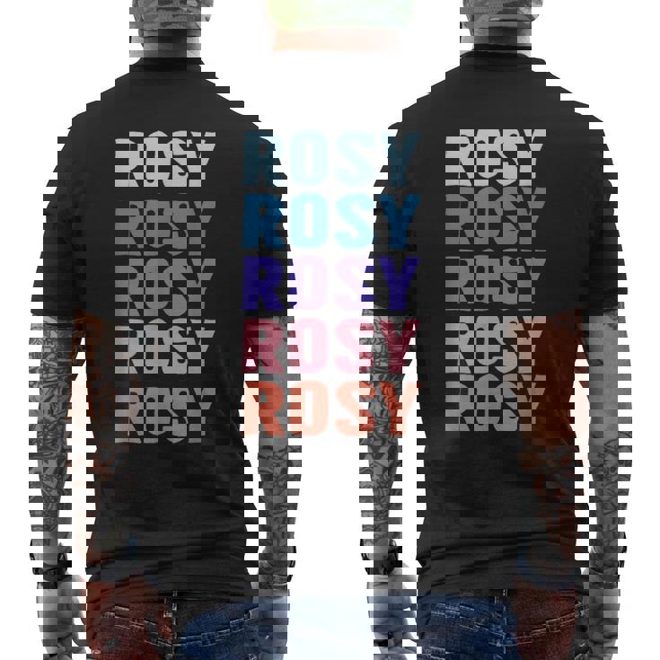 面白いギフト名 Rosy パーソナライズ 名前 メンズTシャツ バックプリント