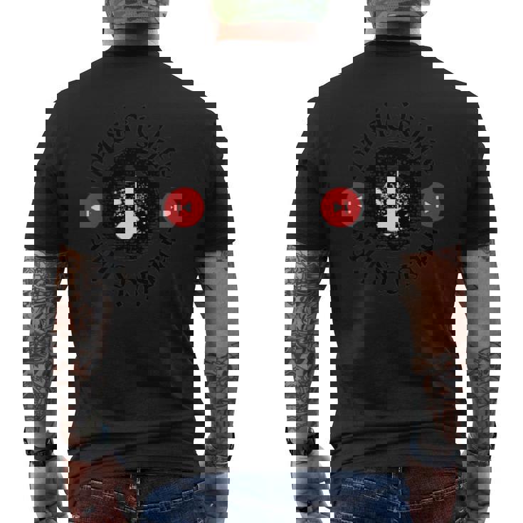 音楽好き。 メンズTシャツ バックプリント