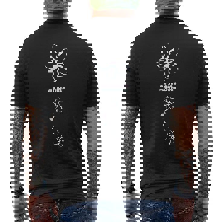 ＊アロハ！ハワイアン＊ プルメリア シンプルデザイン メンズTシャツ バックプリント