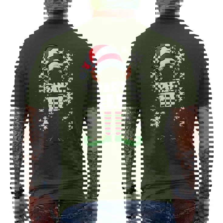 Party Elf Partnerlook Elfen Weihnachten Ugly Christmas T-Shirt mit Rückendruck
