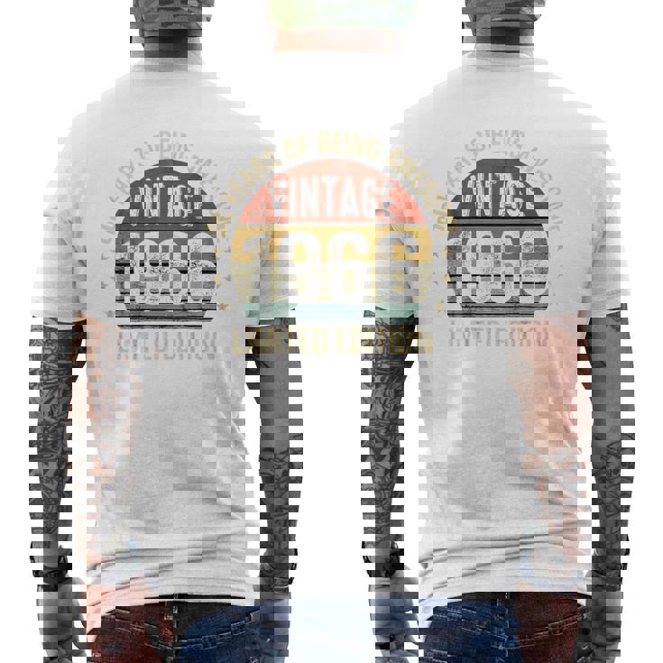 1966年からレトロ60歳の誕生日にヴィンテージで素晴らしい。 メンズTシャツ バックプリント
