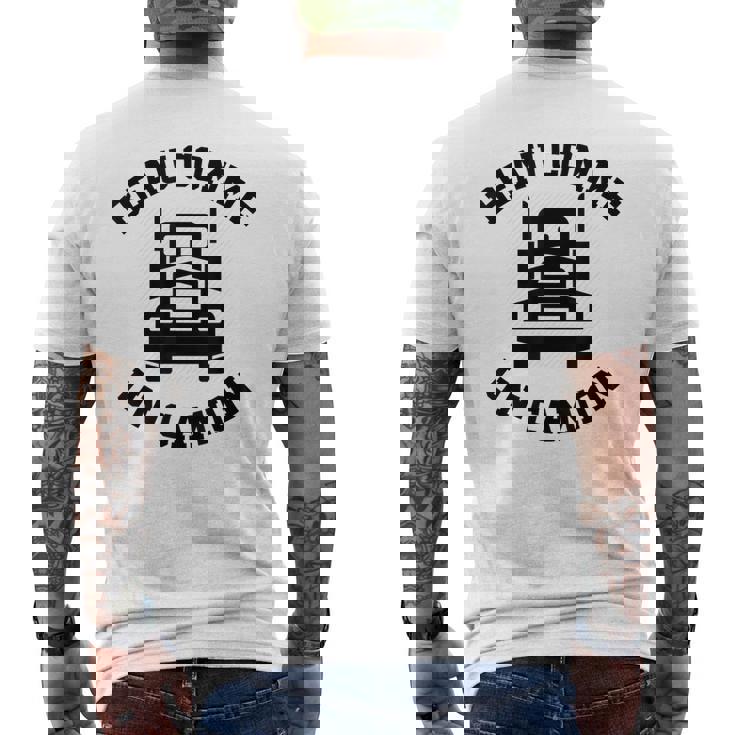 Beau Comme Un Camion Cadeau Humour T-shirt imprimé au dos