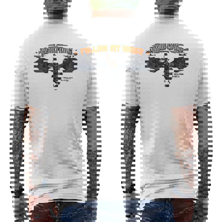 Dreamworks ヒックとドラゴン Toothless And Hiccup Follow My Wings メンズTシャツ バックプリント