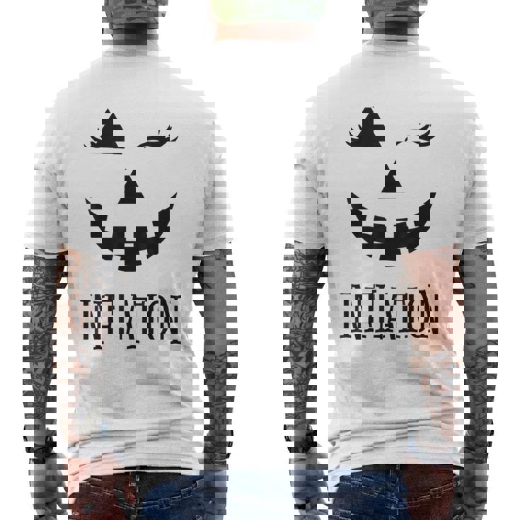 Due To Inflation This Is My Halloween Costume Couples Men's T-shirt Back Print
