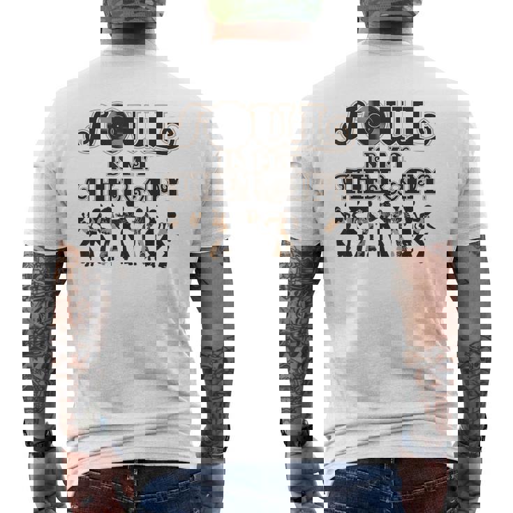 Funk Apparellintage 70年代コスチューム 音楽愛好家 メンズTシャツ バックプリント