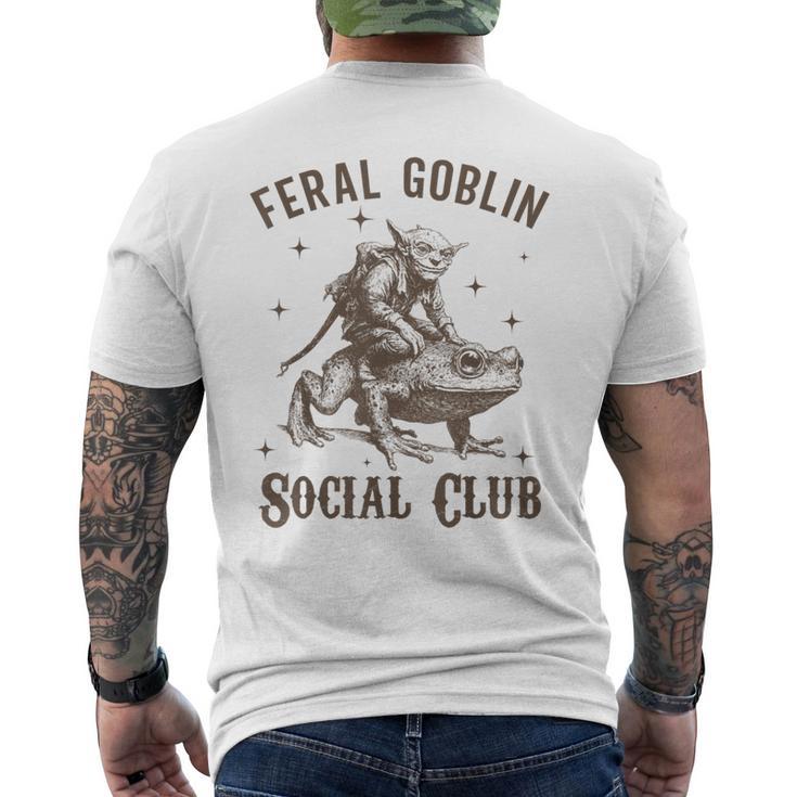 Goblincore Feral Goblin Social Club Men's T-shirt Back Print