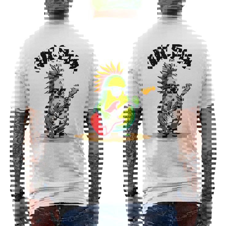 Guactar 面白い アボカド愛好家 食べ物 駄洒落プリント メンズ レディース キッズ メンズTシャツ バックプリント