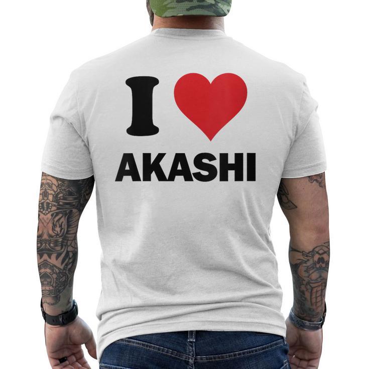I Heart Akashi Japan Loveouvenir Japonais T-shirt imprimé au dos