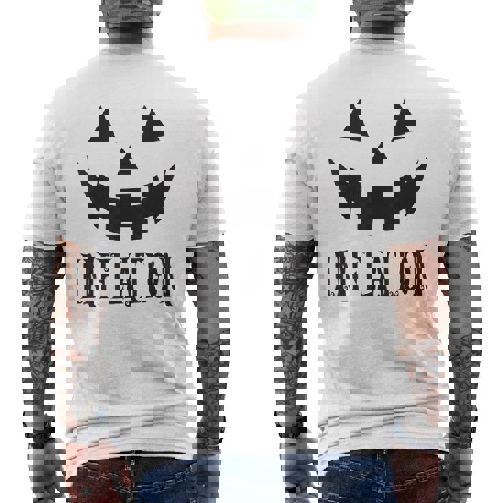 Inflation Halloween Costume Costume Couples Matching Men's T-shirt Back Print