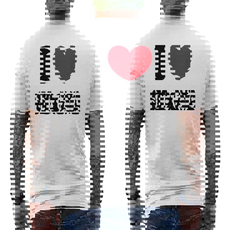 I Loveetagaya アイ・ラブ世田谷 メンズTシャツ バックプリント