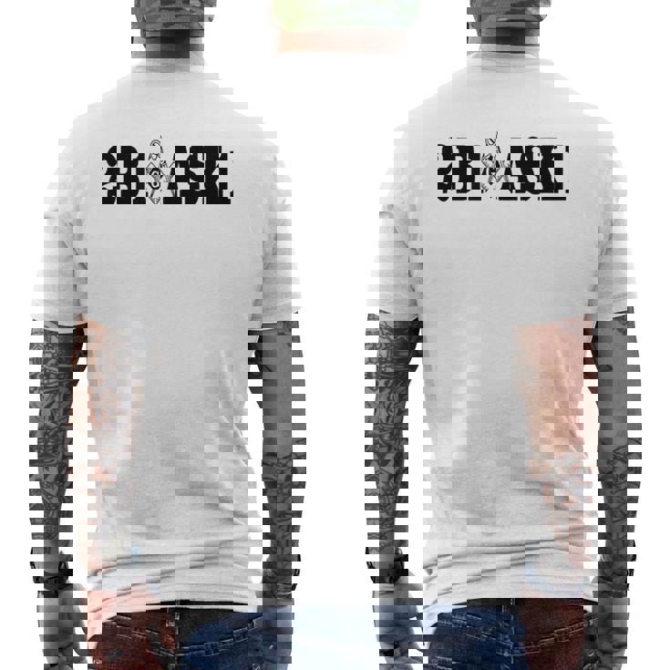 Masonic 2B1ask1 正方形とコンパス フリーメイソン メンズTシャツ バックプリント