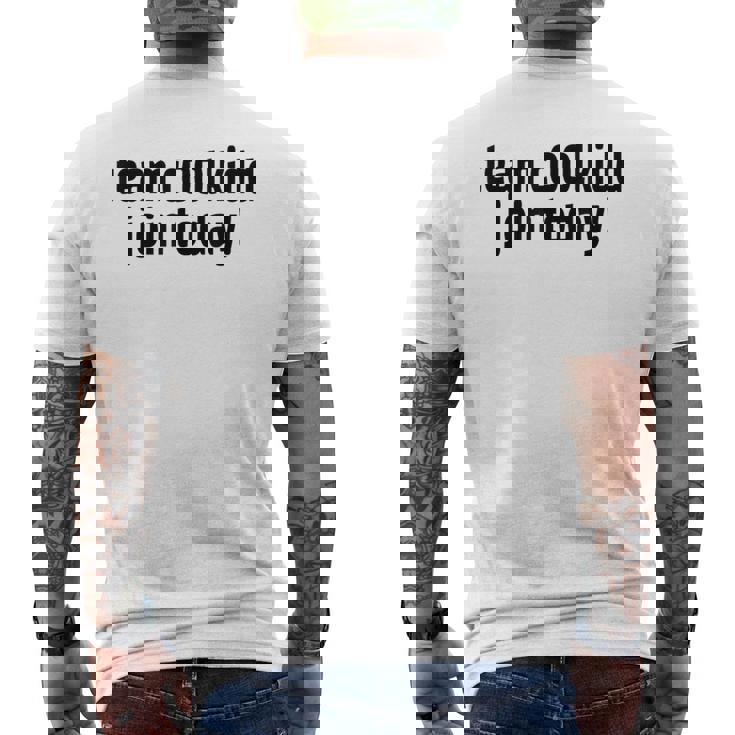 Team C00lkidd Join Today Coolkidd C00lkid クールキッド楽しいゲーム メンズTシャツ バックプリント