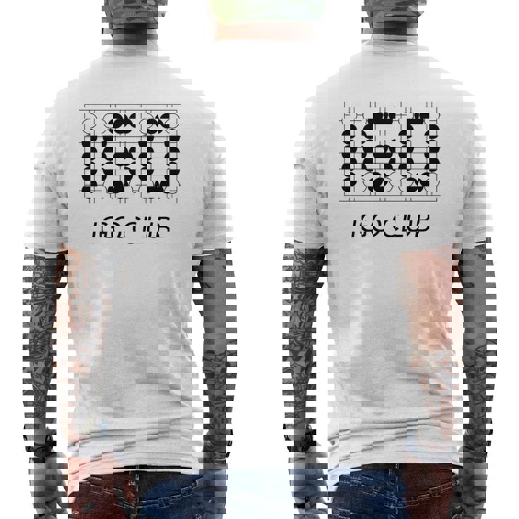 【バックプリント・背中側】囲碁 Igo 碁石 黒白 棋士【部活】クラブ【変なtシャツ屋さん】碁盤 おしゃれ 面白い 長袖tシャツ メンズTシャツ バックプリント