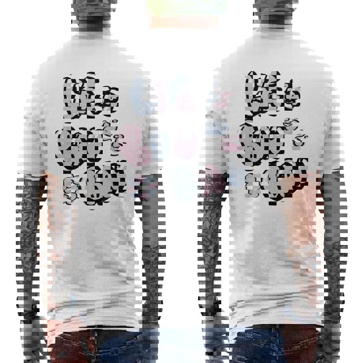 【フワモコ】Life Is Bau Bau メンズTシャツ バックプリント