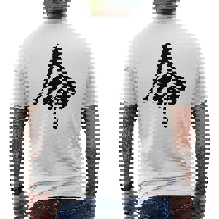 【命】一文字 文字入り 漢字 おもしろ 面白い 日本語 毛筆 書道 筆文字 言葉 和柄 日本 かっこいい お土産 文字 メンズTシャツ バックプリント