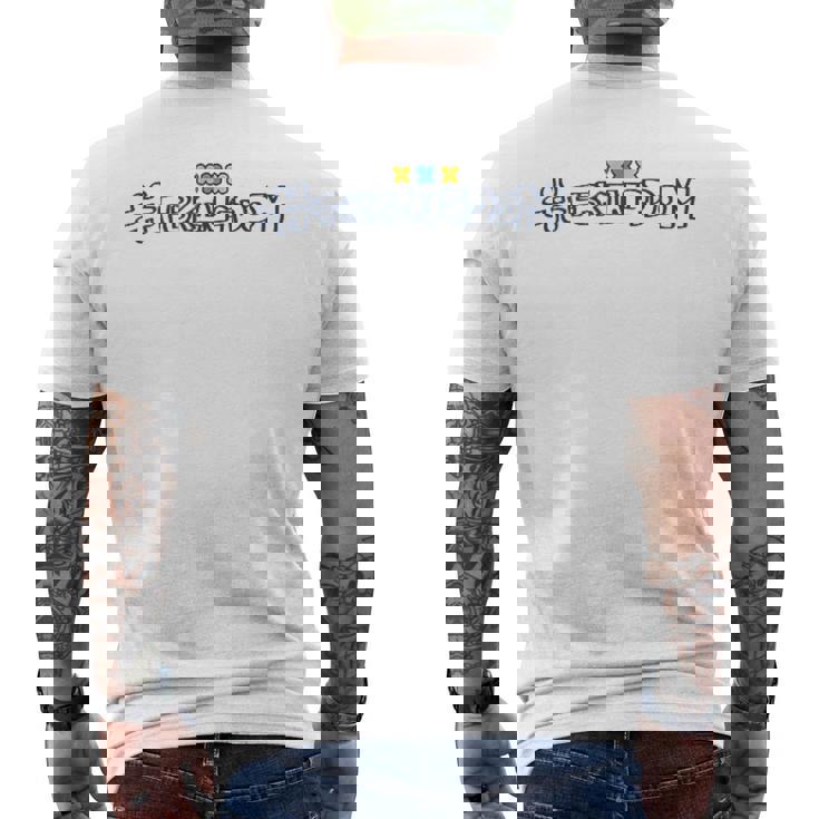 【白上フブキ】フブキングダム Foxフレンド メンズTシャツ バックプリント