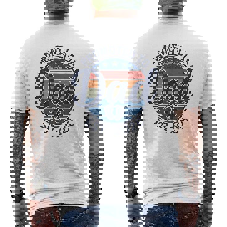 はじめてのお父さんがパパに昇進 2026 父の日男性 メンズTシャツ バックプリント