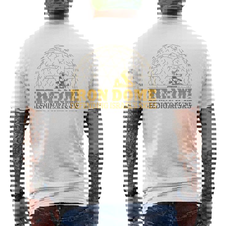 アイアンドーム イスラエル国防軍 Idf ユダヤ人ギフト プロイスラエル メンズTシャツ バックプリント