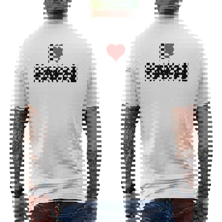 アイラブハワイ メンズTシャツ バックプリント