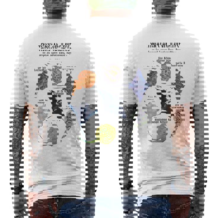 アカエイ種 メンズTシャツ バックプリント