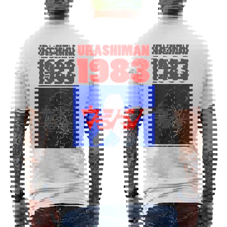 ウラシマン A メンズTシャツ バックプリント