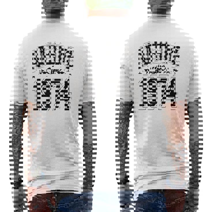 オーサム・ビンテージ1974年 メンズTシャツ バックプリント