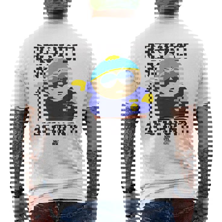 サウスパーク・カートマンリスペクト・マイ・オーソリティ メンズTシャツ バックプリント