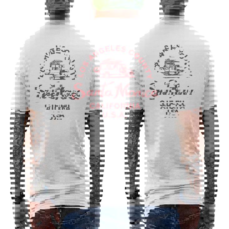 サンタモニカ カリフォルニア メンズTシャツ バックプリント