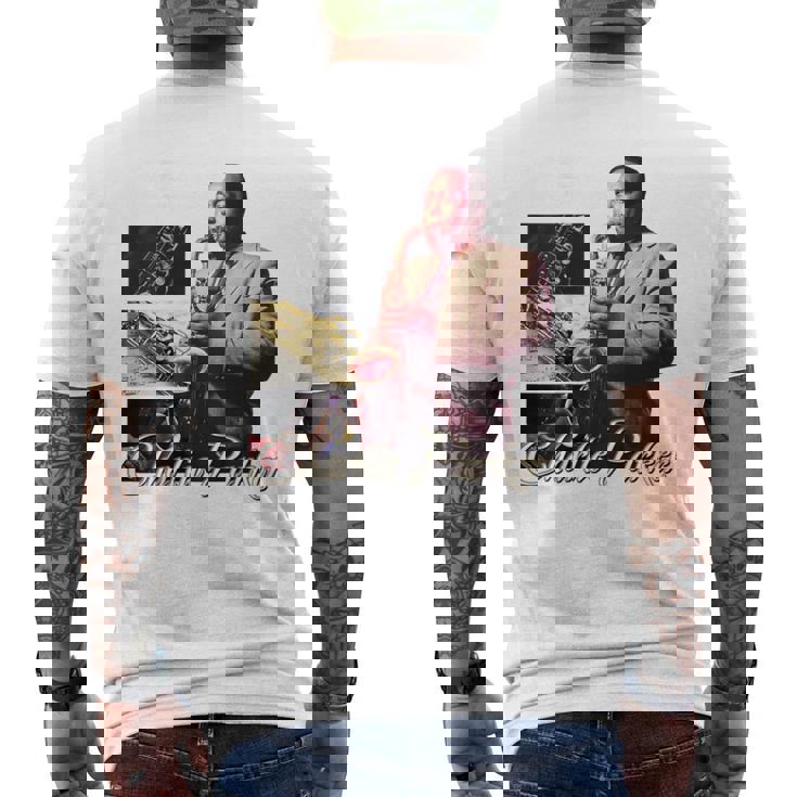 チャーリー_002_Back Printed メンズTシャツ バックプリント