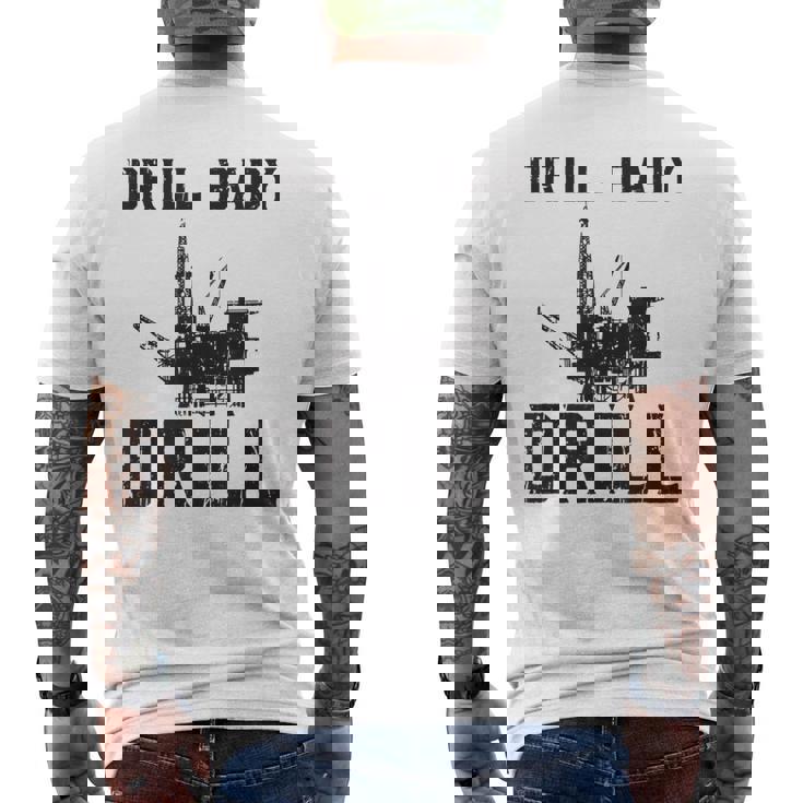 ドリル ベビードリル ドリル メンズTシャツ バックプリント