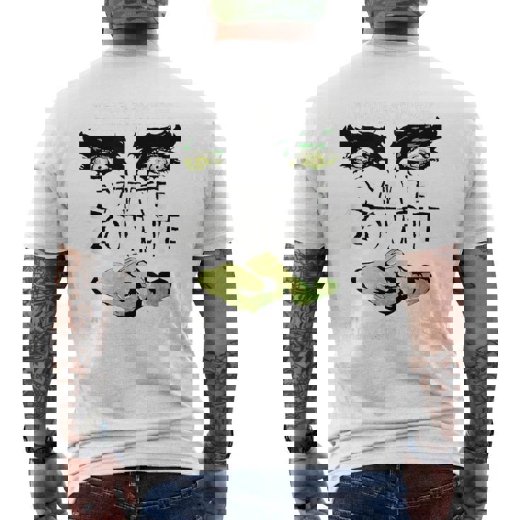 ホワイトゾンビ映画ポスター メンズTシャツ バックプリント