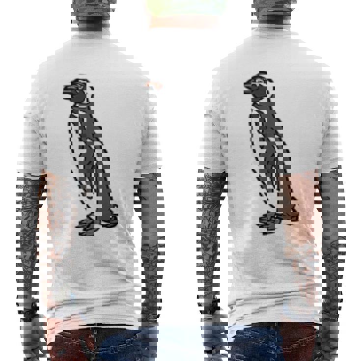 マゼランペンギン メンズTシャツ バックプリント