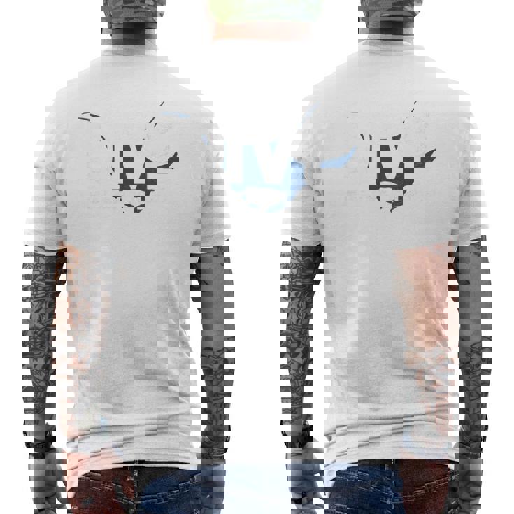 モルディブダイブマンタダイビング 長袖tシャツ メンズTシャツ バックプリント