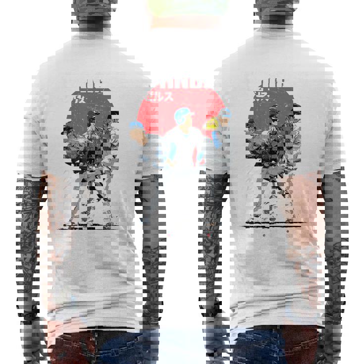 山本・大谷・佐々木 メンズTシャツ バックプリント