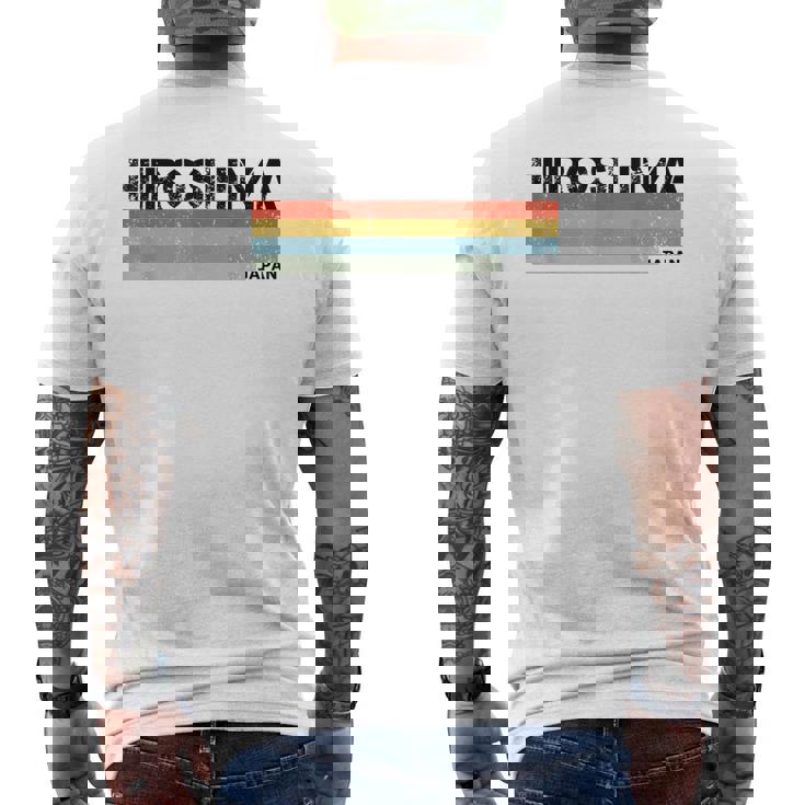 広島 日本 メンズTシャツ バックプリント